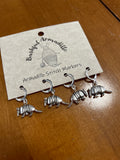 Bashful Armadillo Stitch Markers