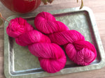 Raspberry Beret - Fingering/Sock Yarn