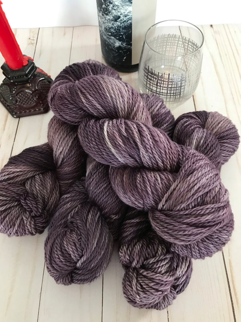 A Pinot for Your Thoughts - Worsted/Aran Yarn – Bashful Armadillo